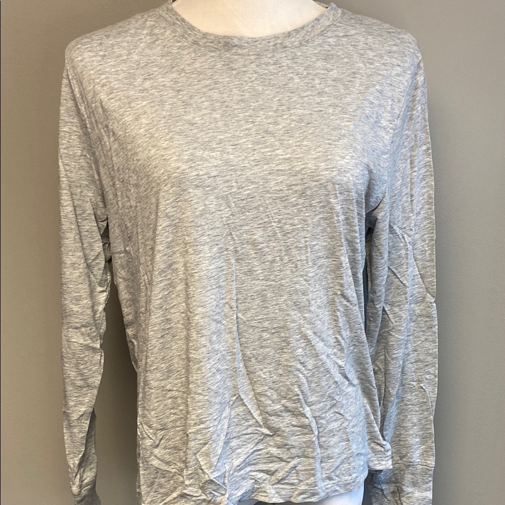 J. Crew Gray Long Sleeve Tee - Picture 5 of 6